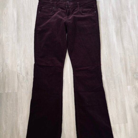 Edyson Stitchfix Chelsea Bootcut Burgundy/Purple Corduroy Pants Size 32 - Picture 1 of 8